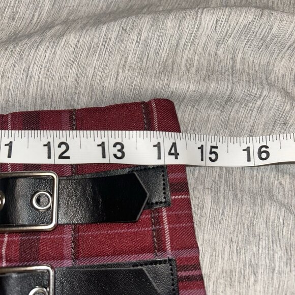 No Boundaries Multicolor Preppy Pleated Plaid Skirt .Juniors Size Medium - Picture 6 of 8